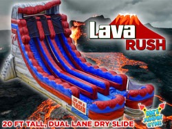 20' Lava Rush Slide (Dry)