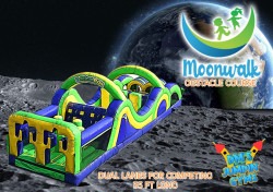 35 Moonwalk Obstacle Course