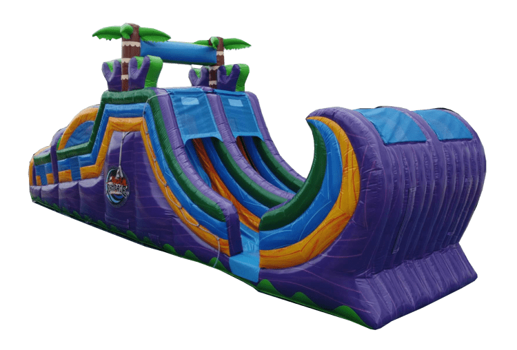 45' Radical Rampage Tropical Obstacle Course (Wet/Dry) 45' Radical Rampage Tropical Obstacle Course (Wet/Dry)